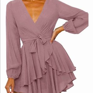 Lavender Wrap Dress Size Small